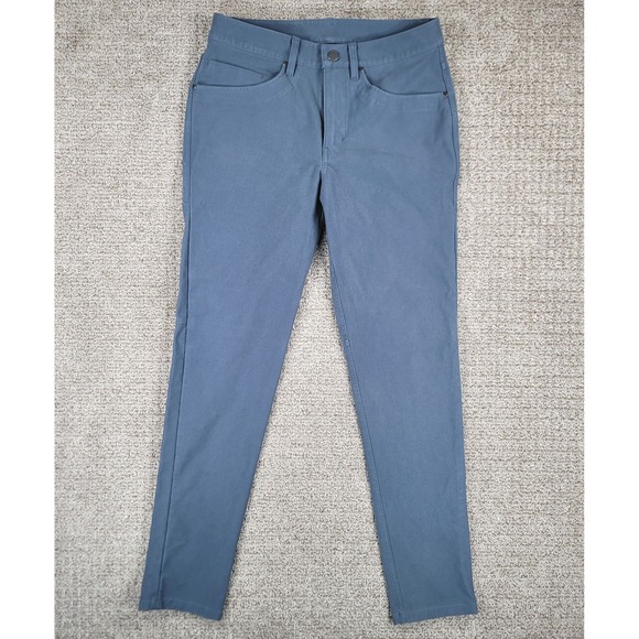Lululemon ABC Utilitech Pant Slim 30x30 Canvas Mens Blue Casual Commuter - Picture 1 of 11